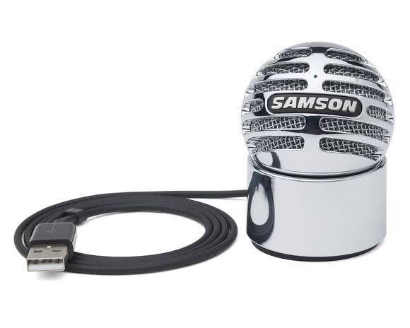 Фото Samson METEORITE CHROME USB студийный конденсаторный микрофон