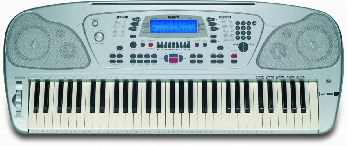 Фото GEM WK 1000 домашний синтезатор, 61 клавиша